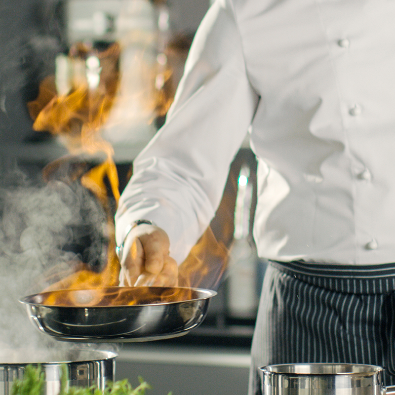 Slökkvikerfi fyrir atvinnueldhús