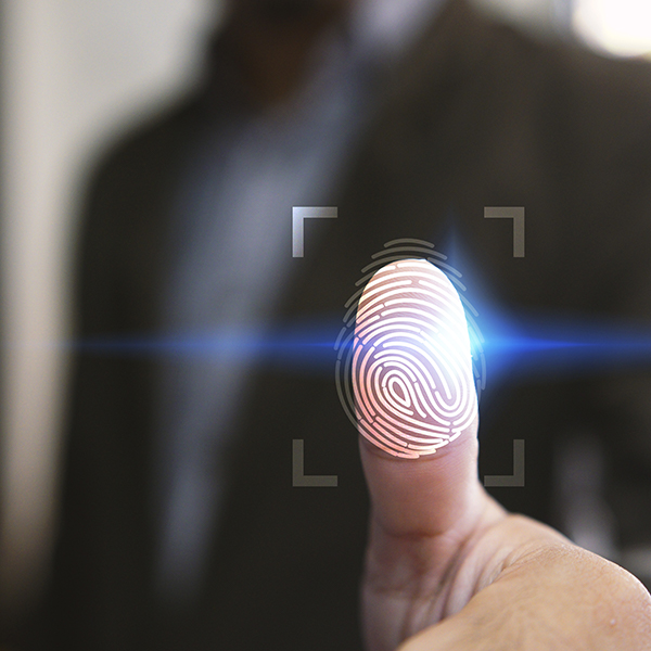 Fingrafar lestur fingrafara fingrafaralesarar frá Securitas