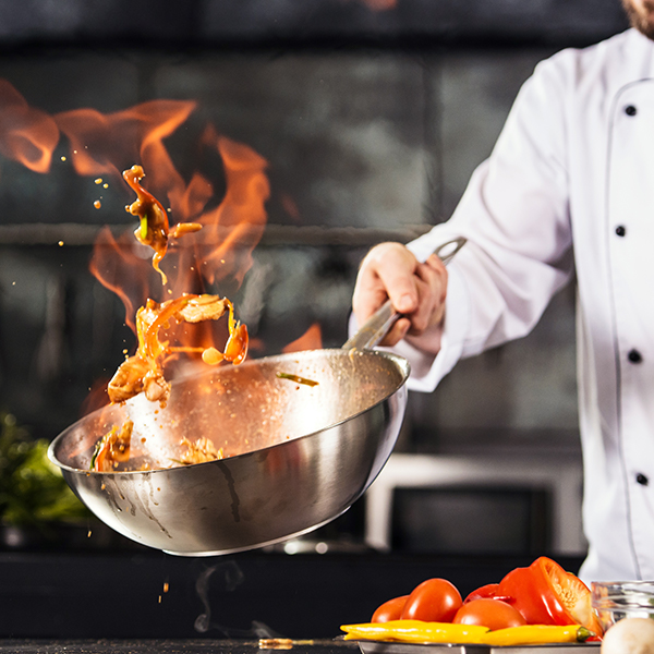 eldhusslokkvikerfi flambering stalskal