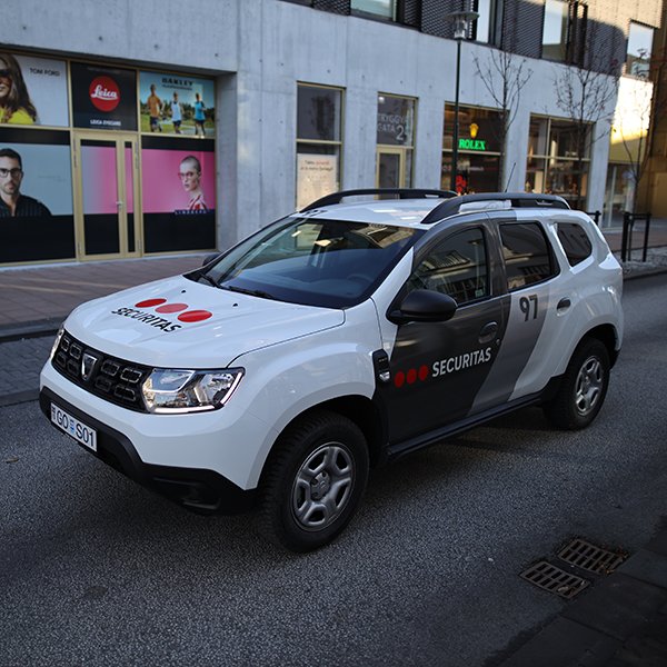 Öryggisbíll frá Securitas